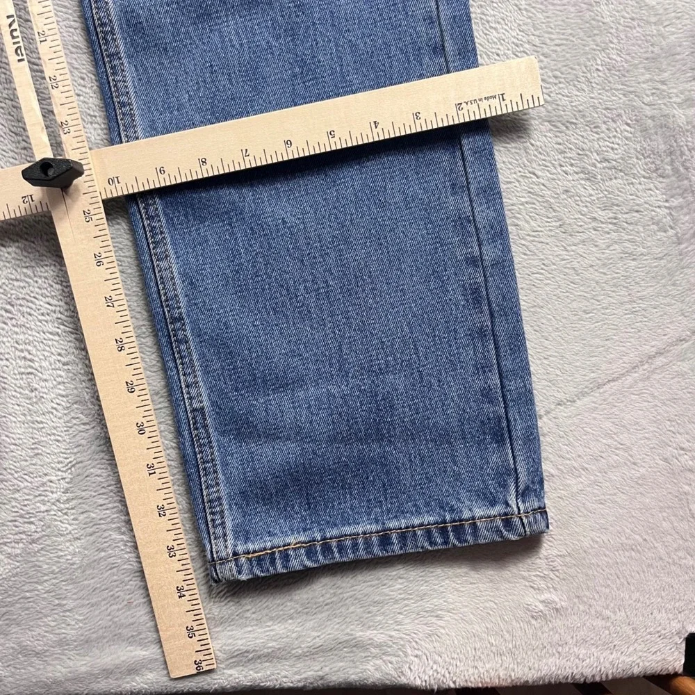 Levis 505 Regular Fit Straight Leg Mens Jeans Blue Denim 33x34 NWT 00505-0216
